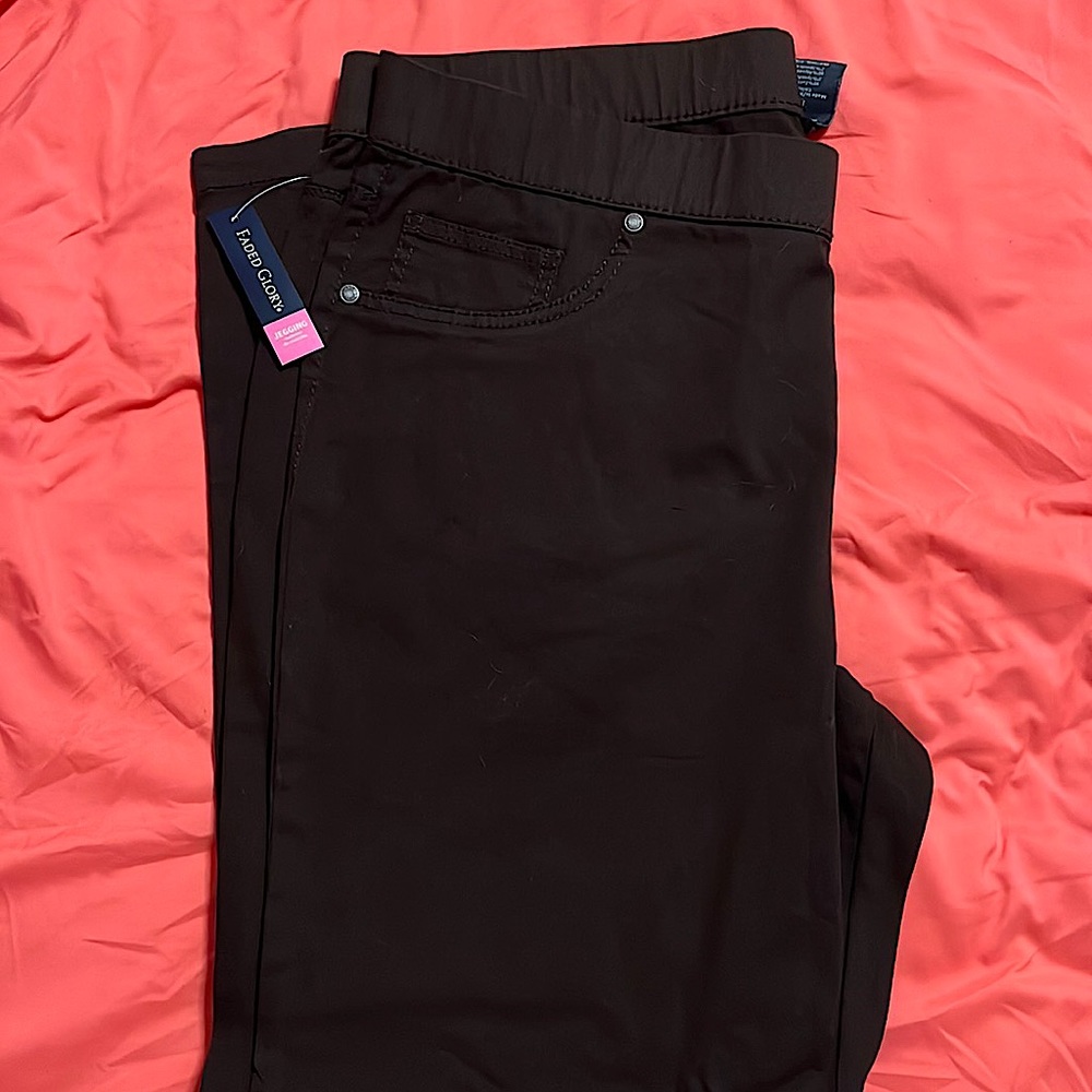Dark brown Faded glory jeggings